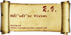 Révész Vivien névjegykártya